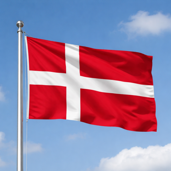 Denmark AI Generated Non-Copyrighted Image of Flag